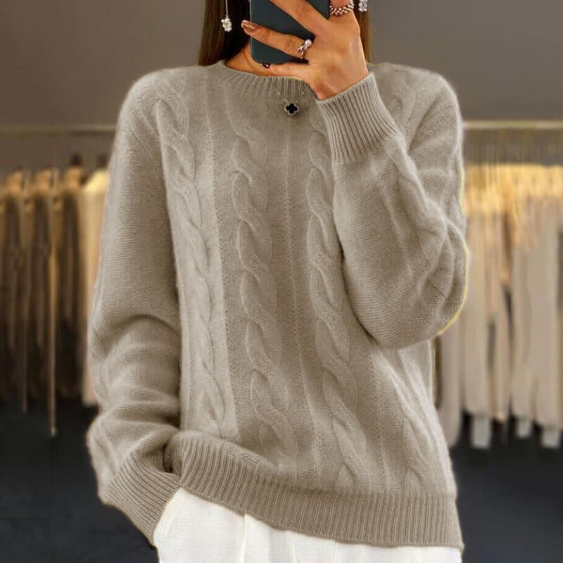 Amira™ -Weicher Strickpullover