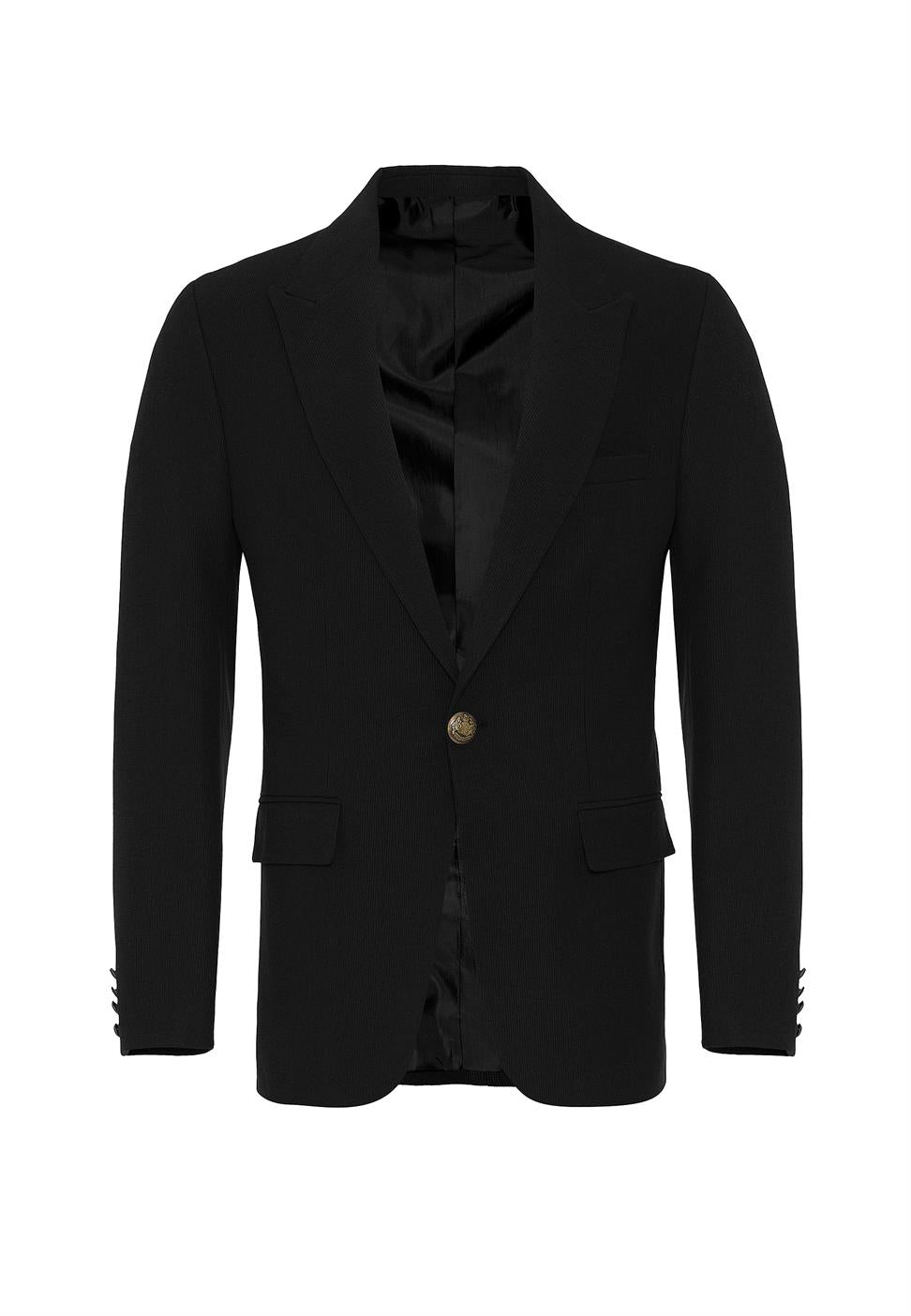 Metall-Knopf Einreiher Herren Blazer Jacke!