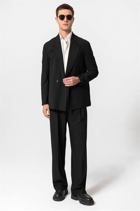 Ein-Knopf Doppelreiher Herren Blazer Jacke!