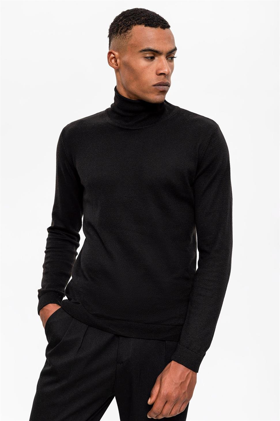 Voll-Turtleneck Herren Strickware!