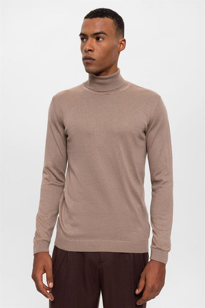 Voll-Turtleneck Herren Strickpullover!